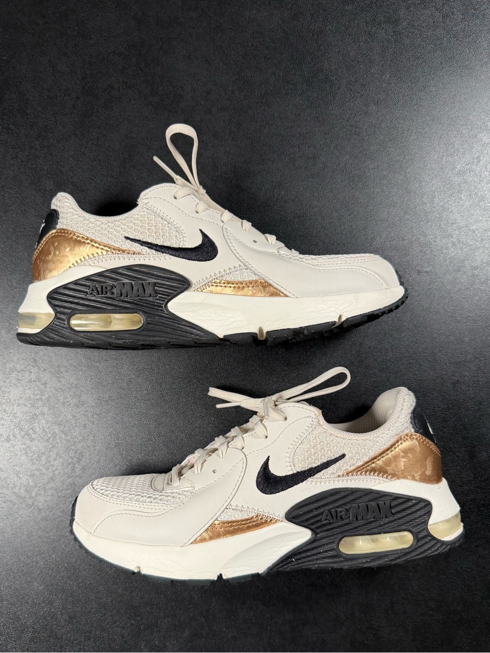 Nike Size 8 Air Max Excee 'Phantom Metallic Gold'